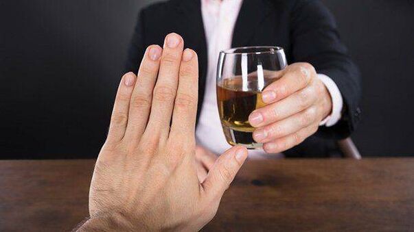 Rejet d'alcool